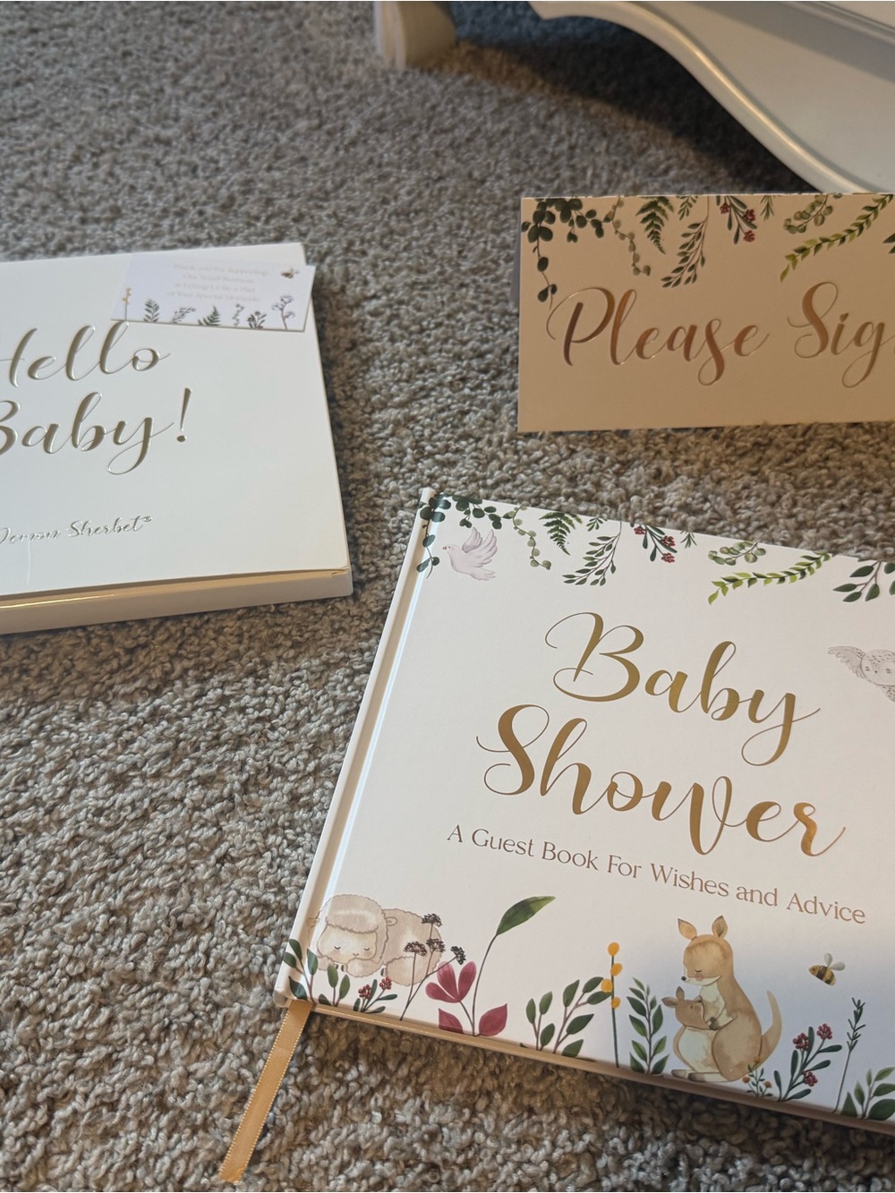 🌱 baby shower guest book 🌿